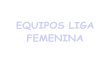 Equipos Liga Femenina