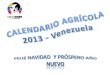 Calendario agrícola 2013