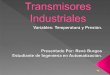 Transmisores industriales (temperatura y presion)
