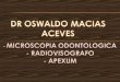 MicroscopíA OdontolóGica, RadiovisióGrafo Y Apexum