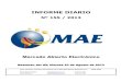 Informe Diario MAE 23-08-13