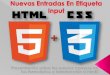 etiqueta input HTML5