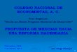 08-03-11 Propuesta de medidas hacia una reforma hacendaria - Jorge Tamayo