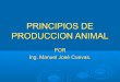 Principios de producción animal