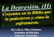 DEPRESION (II). CREYENTES EN LA BIBLIA QUE LA PADECIERON Y COMO LA ENFRENTARON