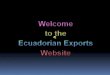 Ecuadorian Exports Website