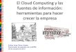 Cloud computing fuentes de informacion 2012-esther arias