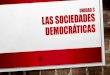3. Las sociedades democráticas