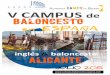 V Campus Internacional de Baloncesto e Inglés Alicante España 2015