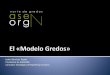 El "modelo Gredos" - Encuentro Profesional de Turismo Rural 2014 - Isabel Sánchez Tejado