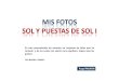 027 MIS FOTOS - SOL Y PUESTAS DE SOL I