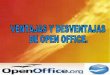 Ventajas y desventajas de open office (tema supletorio)