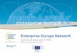 ERA-NETs 2013 Enterprise Europe NetworK Servicios de apoyo para PYMEs -eranet