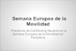 CarSharing Navarra en la Semana Europea de la Movilidad