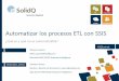 SSIS - automatizar procesos ETL