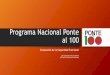 Programa nacional ponte al 100