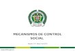 Mecanismos de control social