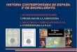 Presentación Historia Contemporánea de España 2ºBachillerato