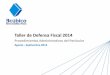 Taller de defensa fiscal 2014 procedimientos administrativos particular