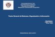 Informe teoría general de sistemas, organización e información 07 04-2014