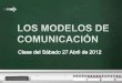 Los modelos de comunicación
