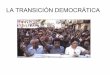 La transición democrática