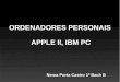 Ordenadores personais IBM e Apple II