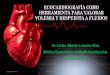 ecocardiografía - volemia - rpta fluidos - tipos shock