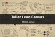 Taller Lean Canvas (mayo 2013)