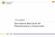 Plan Nacional de Desarrollo / Secretaría Nacional de Planificación y Desarrollo (Ecuador)