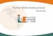 Presentación Oficial Nuevo Portal Web Institucional