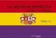 La segunda república (1931 1936)