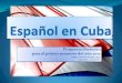 Español en Cuba
