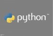 Introducción al lenguaje de programación Python