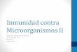 Curso Inmunologia 20 Inmunidad Microorganismos II