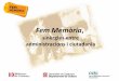 Presentació del projecte "Fem memòria" a càrrec d'Enric Cobo i Carme Fenoll