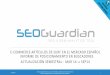 SEOGuardian - E-Commerce Artículos de Surf en España - 6 meses después