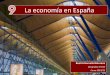 La economía en España (Tema 9)