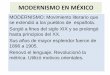 Diplom. en historia y cultura contemp. 11. El Modernismo en México