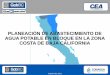 Planeación de abastecimiento de agua potable en Bloque en la zona Costa de Baja California, Reunión regional en Mexicali