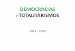 10.  Democracias y totalitarismos (1º bachillerato)