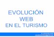 Evolución de la web en el Turismo