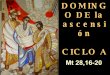 Domingo de la Ascensión (Ciclo A) poema, meditación y oración