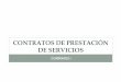 CONTRATOS DE PRESTACIÓN DE SERVICIOS