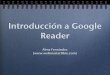 Introducción a Google Reader
