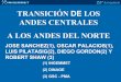 TRANSICIÓN DE LOS ANDES CENTRALES A LOS ANDES DEL NORTE