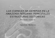LAS CUENCAS DE ANTEPAIS EN LA AMAZONIA PERUANA: PRINCIPALES ESTRUCTURAS TECTONICAS
