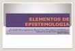 Elementos de epistemologia