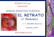 U. D. de Plástica.Retrato en rojo Paul Klee . Trabajos alumnos 6º . C. P. MILAGRO (Navarra) - nov 2014