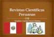 Revistas científicas peruanas